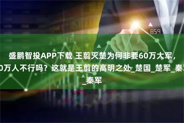 盛鹏智投APP下载 王翦灭楚为何非要60万大军，20万人不行吗？这就是王翦的高明之处_楚国_楚军_秦军