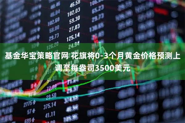 基金华宝策略官网 花旗将0-3个月黄金价格预测上调至每盎司3500美元